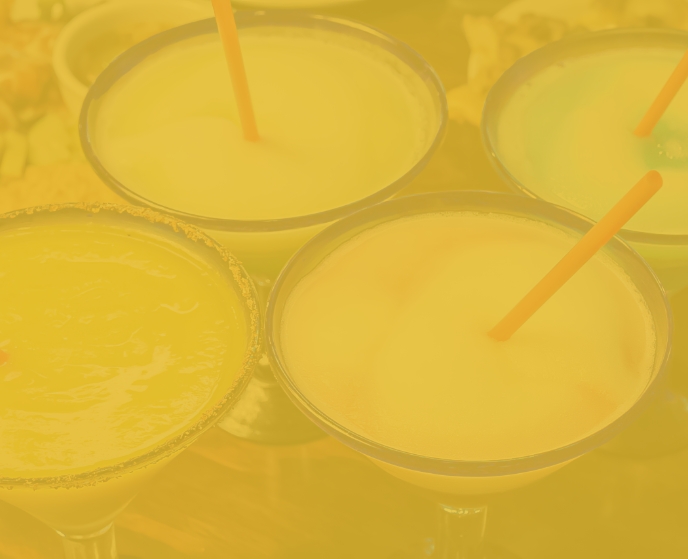 4 margaritas from the best Mexican restaurant in Grapevine Texas